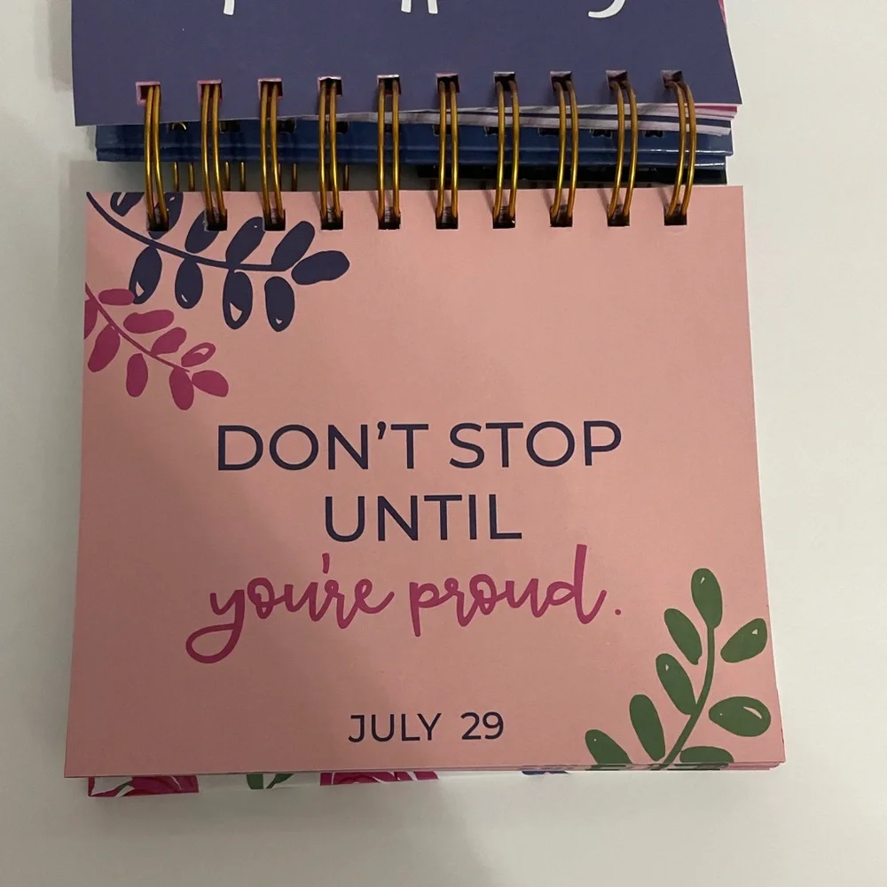 Pink Planner & perpetual calendar set